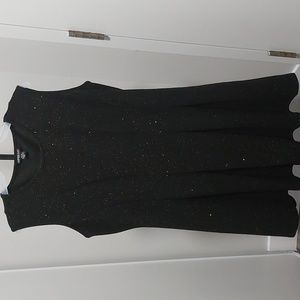 Black and gold dress